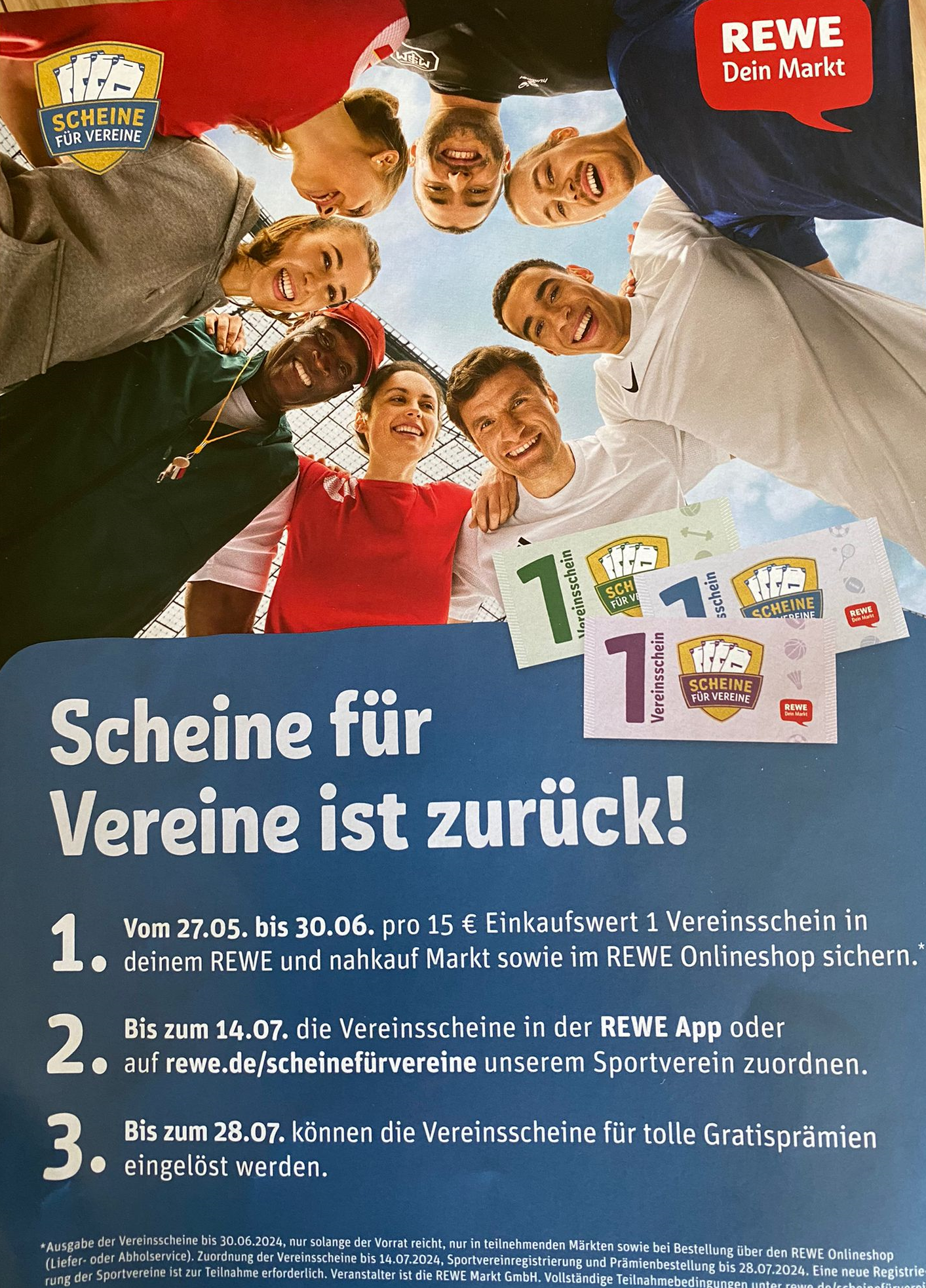 Scheine fur Vereine